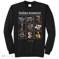 Italian Brainrot Characaters Meme Gen Z Funny Humor Sweatshirt thumb 0