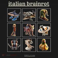 Italian Brainrot Characaters Meme Gen Z Funny Humor Sweatshirt thumb 3