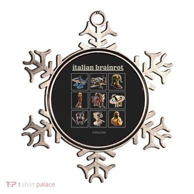 Italian Brainrot Characaters Meme Gen Z Funny Humor Ornament