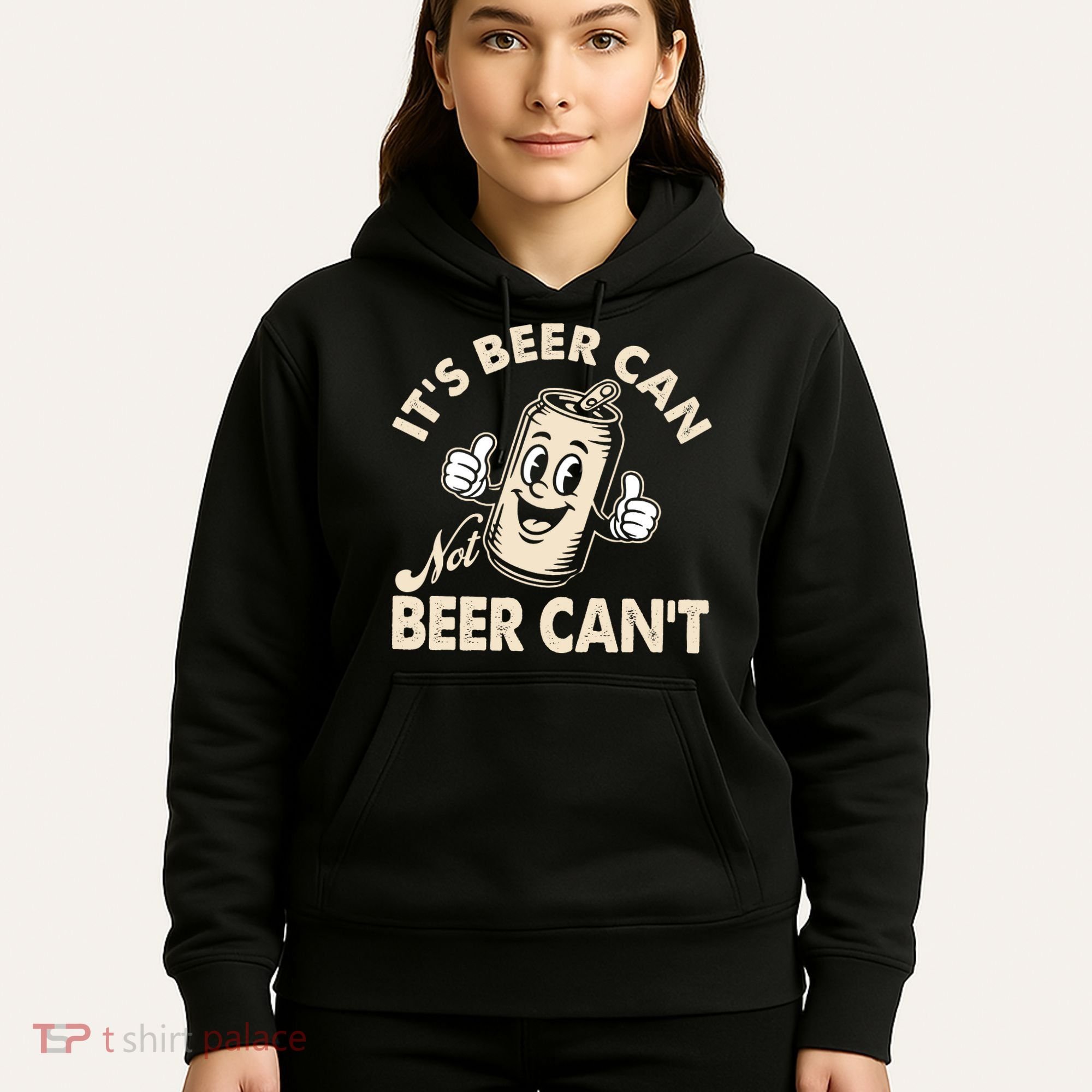 It's Beer Can Not Beer Can't Funny Retro Hoodie