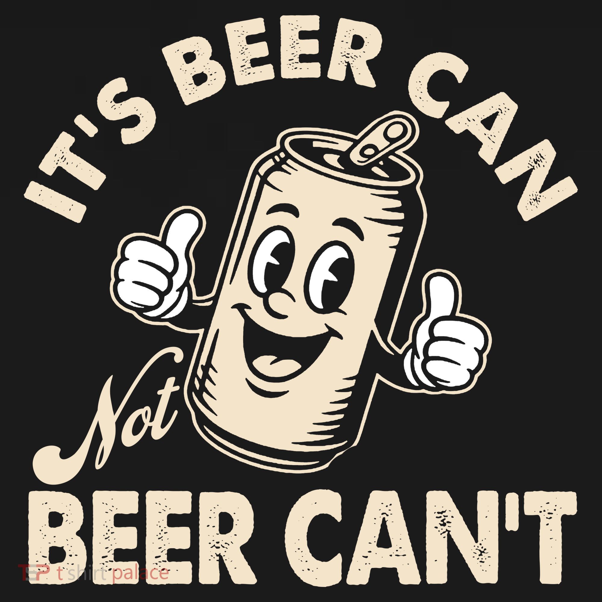 It's Beer Can Not Beer Can't Funny Retro Ornament