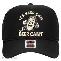 It's Beer Can Not Beer Can't Funny Retro Hat thumb 0