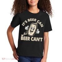 It's Beer Can Not Beer Can't Funny Retro Kids T-Shirt thumb 2