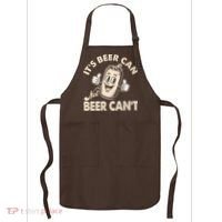 It's Beer Can Not Beer Can't Funny Retro Apron thumb 0
