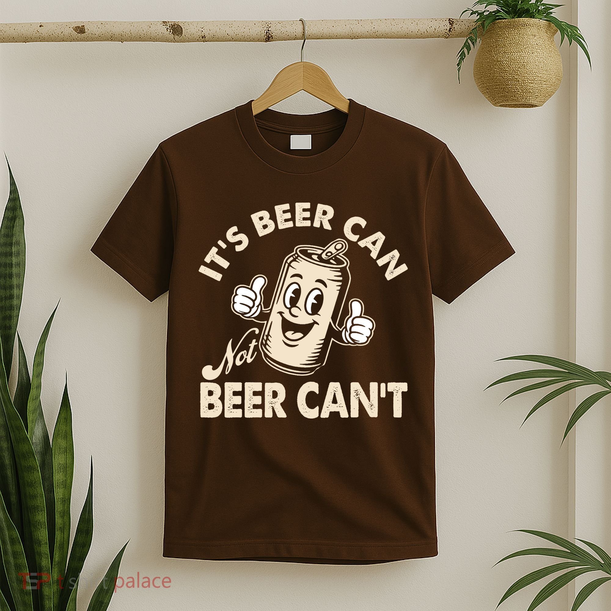 It's Beer Can Not Beer Can't Funny Retro T-Shirt