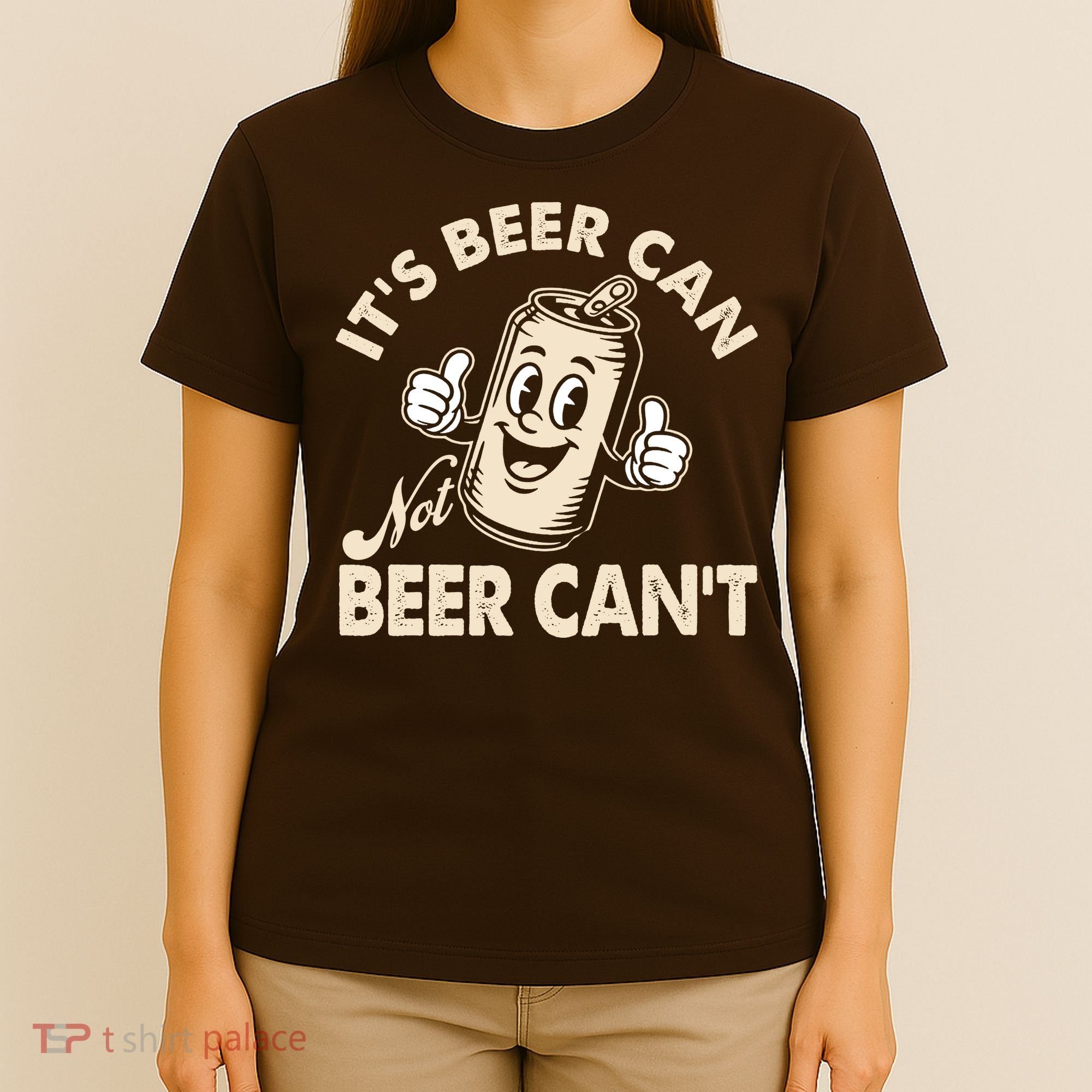 It's Beer Can Not Beer Can't Funny Retro T-Shirt