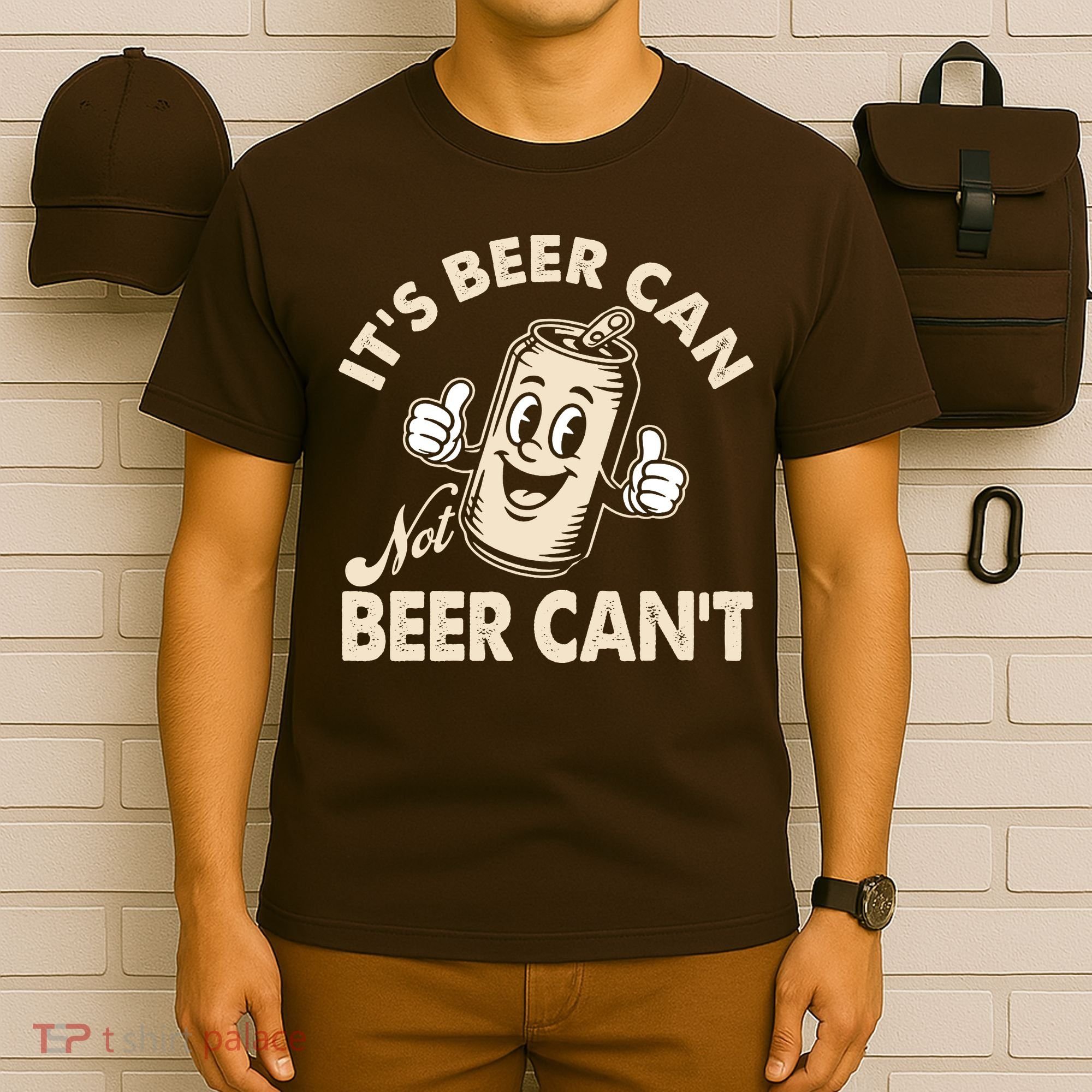 It's Beer Can Not Beer Can't Funny Retro T-Shirt