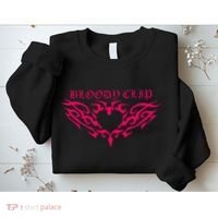 Imnotclip Bloody Clip Heart Sweatshirt thumb 2