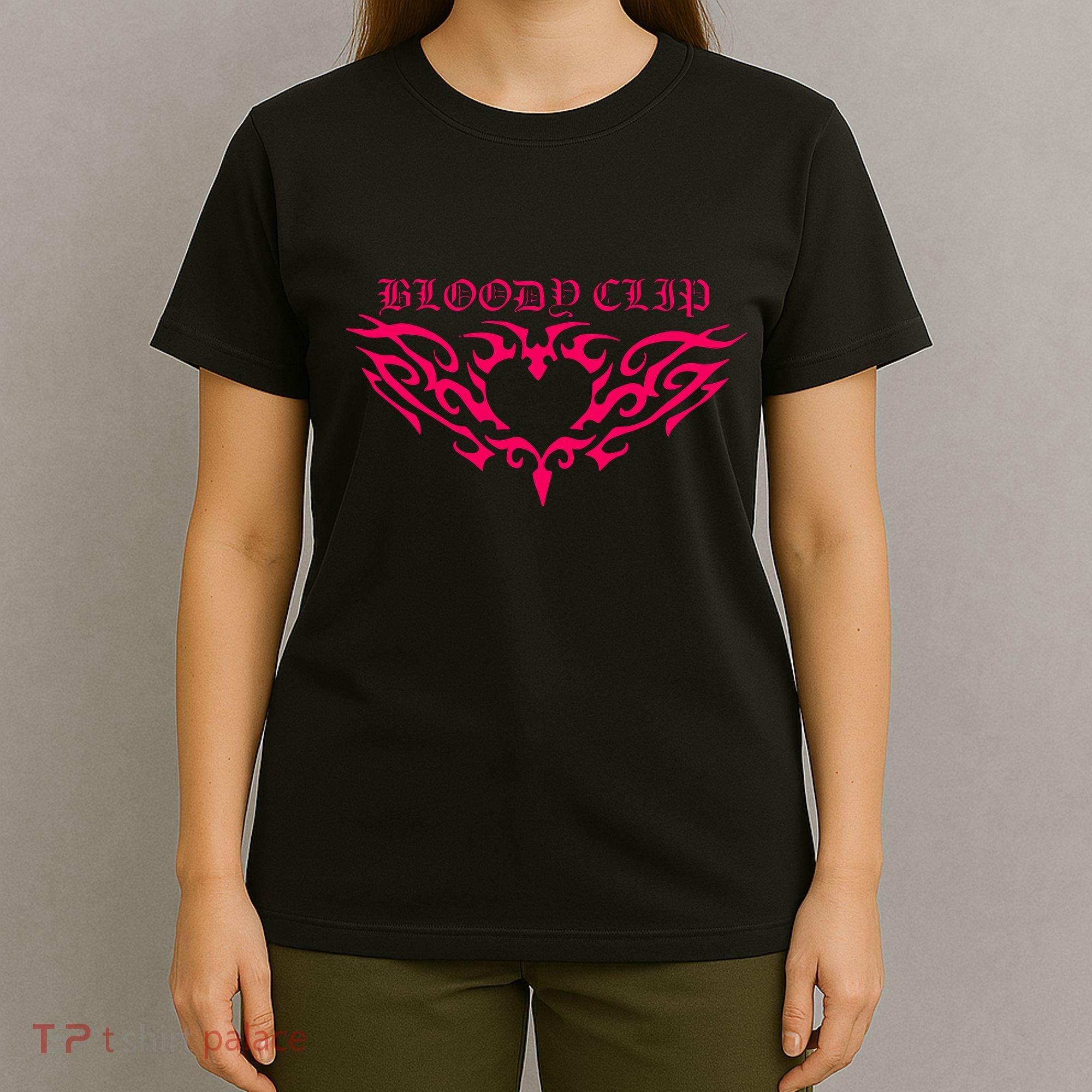 Imnotclip Bloody Clip Heart T-Shirt