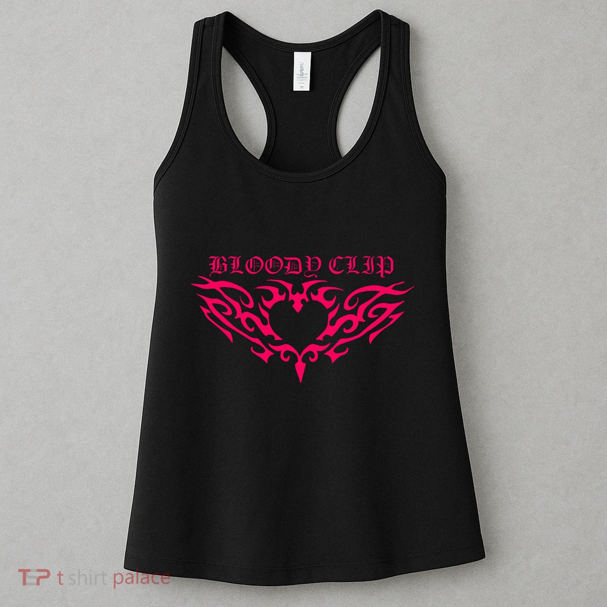 Imnotclip Bloody Clip Heart Women's Tank Top