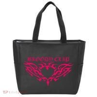 Imnotclip Bloody Clip Heart Tote Bag thumb 0
