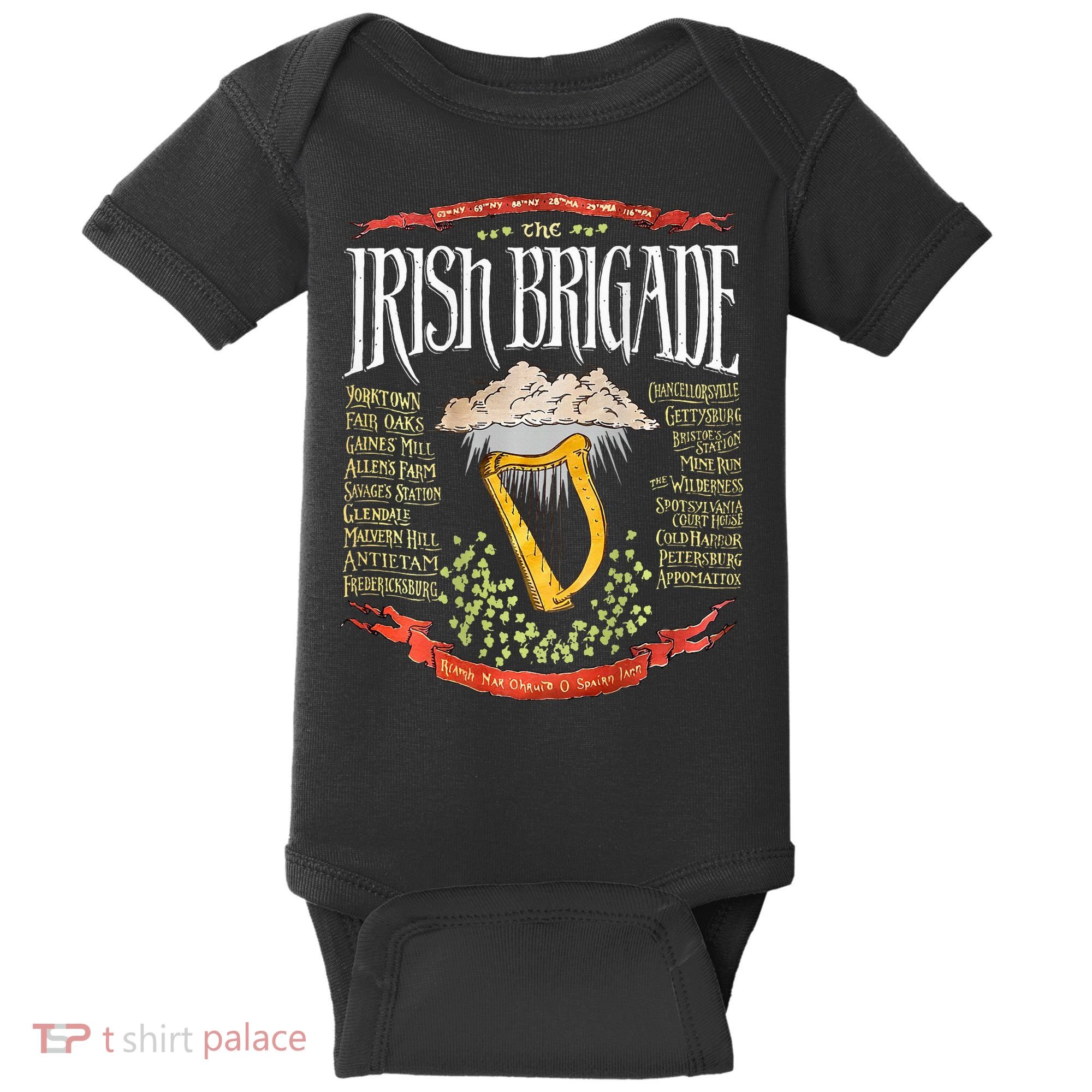 Irish Brigade Civil War Baby Bodysuit