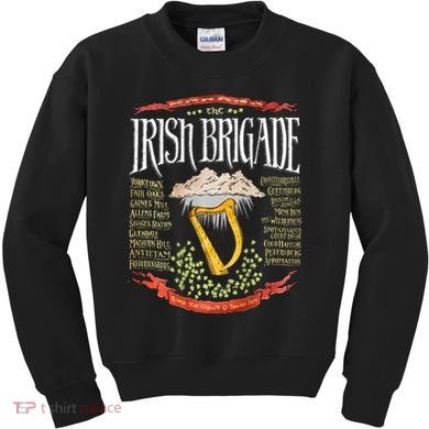 Irish Brigade Civil War Kids Sweatshirt