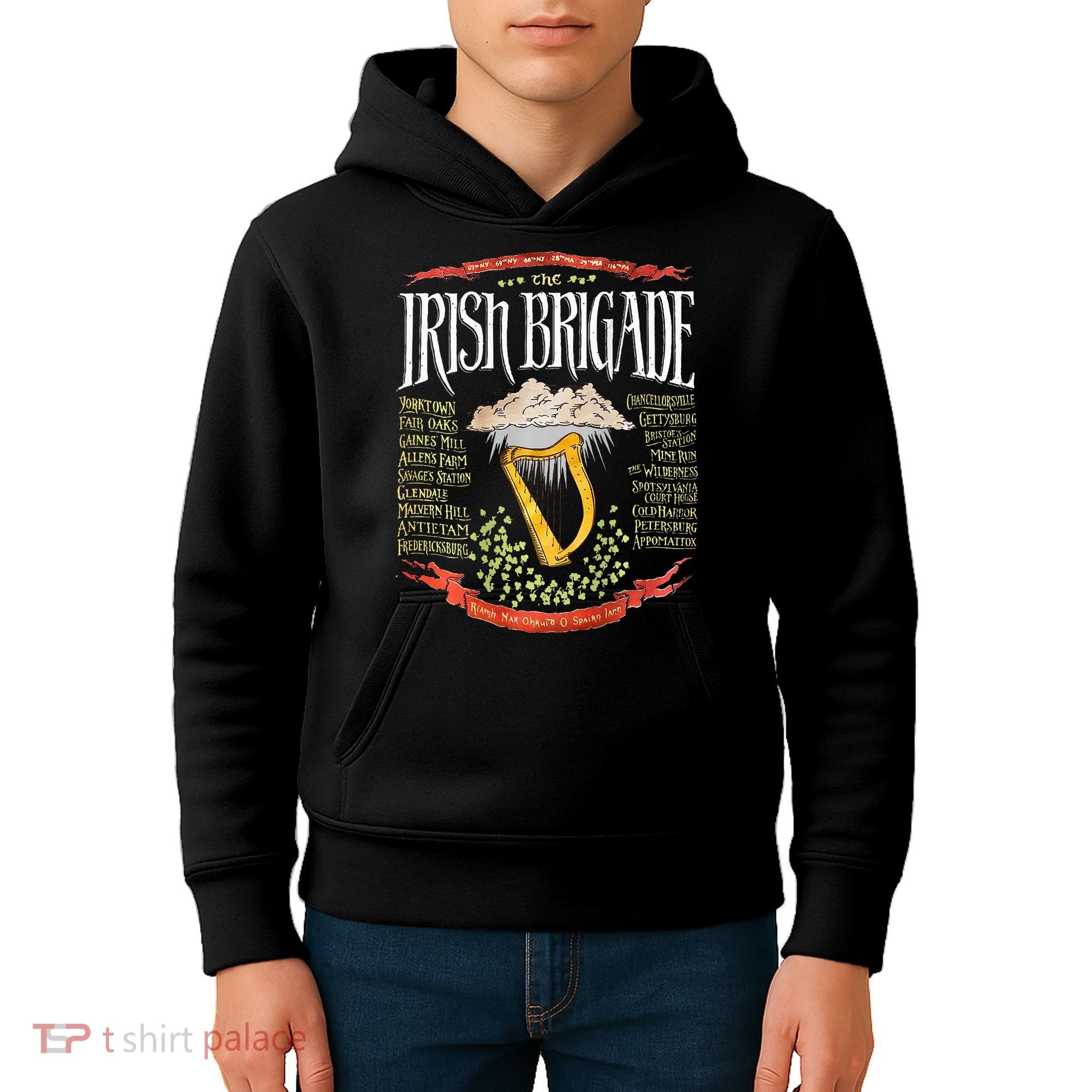 Irish Brigade Civil War Kids Hoodie