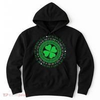 Irish Blessing Celtic Knot 4 Leaf Clover St Patrick's Day Hoodie thumb 0