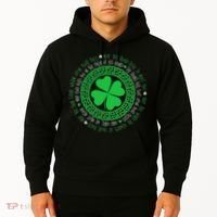 Irish Blessing Celtic Knot 4 Leaf Clover St Patrick's Day Hoodie thumb 2