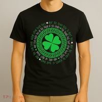 Irish Blessing Celtic Knot 4 Leaf Clover St Patrick's Day T-Shirt thumb 3