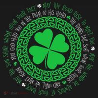 Irish Blessing Celtic Knot 4 Leaf Clover St Patrick's Day Pajama Set thumb 2