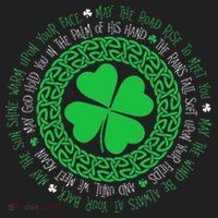 Irish Blessing Celtic Knot 4 Leaf Clover St Patrick's Day Hat thumb 2