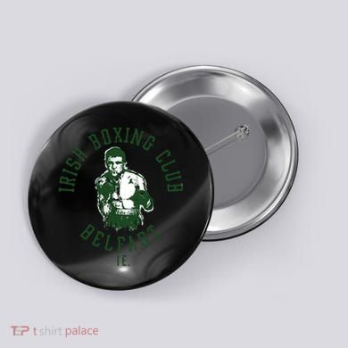 Irish Boxing Club Belfast Graphic Button