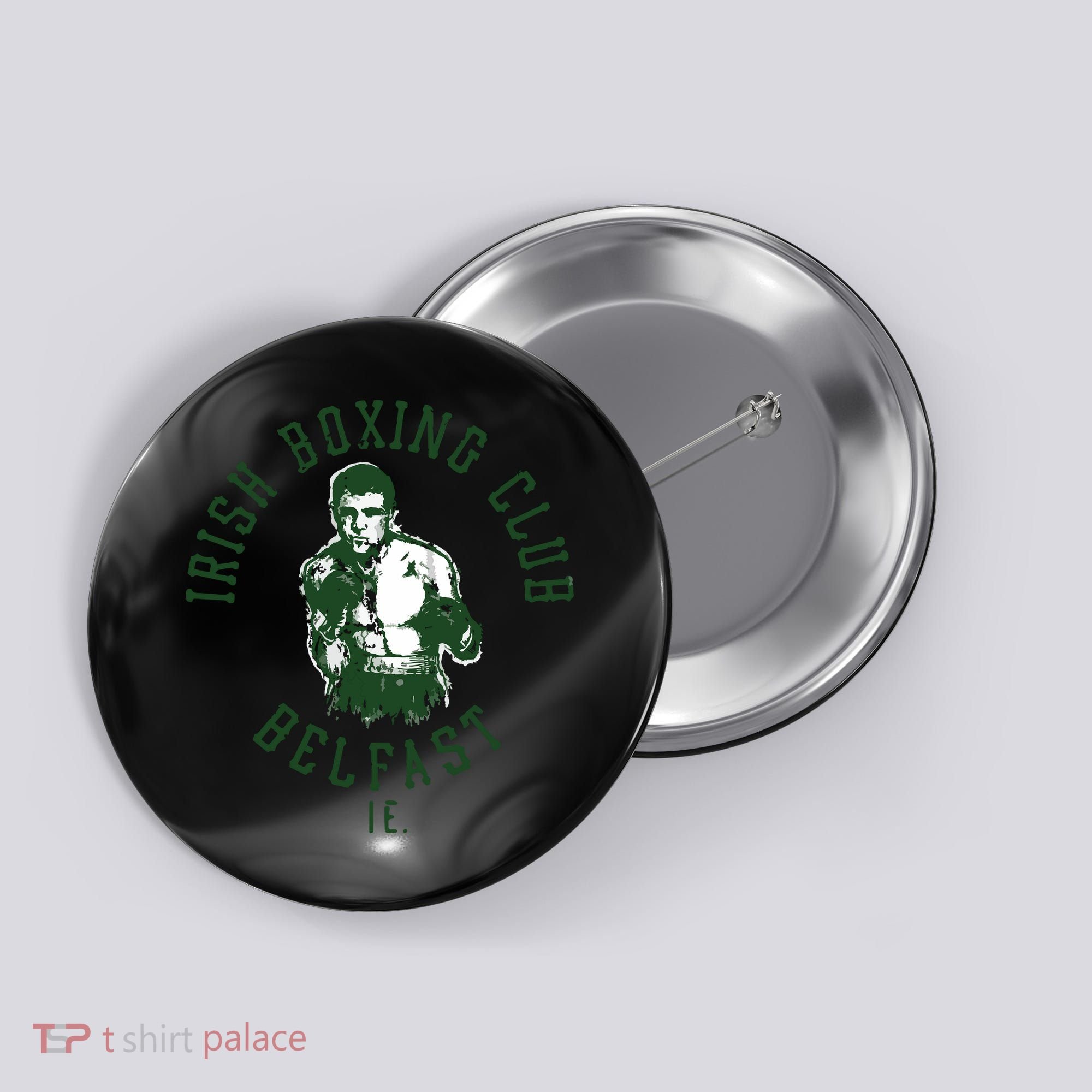 Irish Boxing Club Belfast Graphic Button