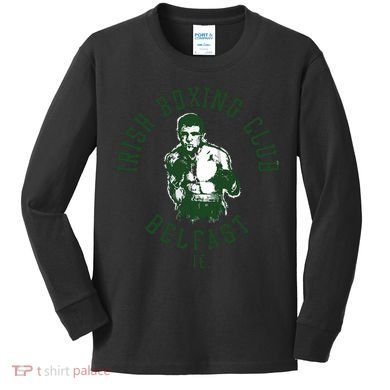 Irish Boxing Club Belfast Graphic Kids Long Sleeve Shirt