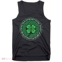 Irish Blessing, Celtic Knot & 4-Leaf Clover Luck Version B Tank Top thumb 0