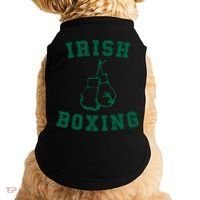 Irish Boxing Cool Gift Distressed Green Graphics Doggie Tank thumb 0