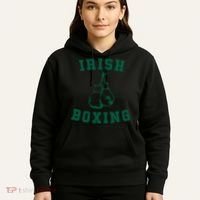 Irish Boxing Cool Gift Distressed Green Graphics Hoodie thumb 5