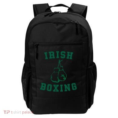 Irish Boxing Cool Gift Distressed Green Graphics Backpack