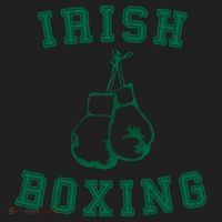 Irish Boxing Cool Gift Distressed Green Graphics Beanie thumb 2