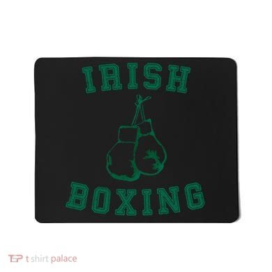 Irish Boxing Cool Gift Distressed Green Graphics Mousepad