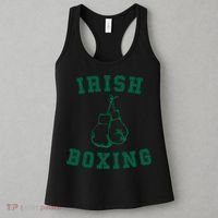 Irish Boxing Cool Gift Distressed Green Graphics Women's Tank Top thumb 3