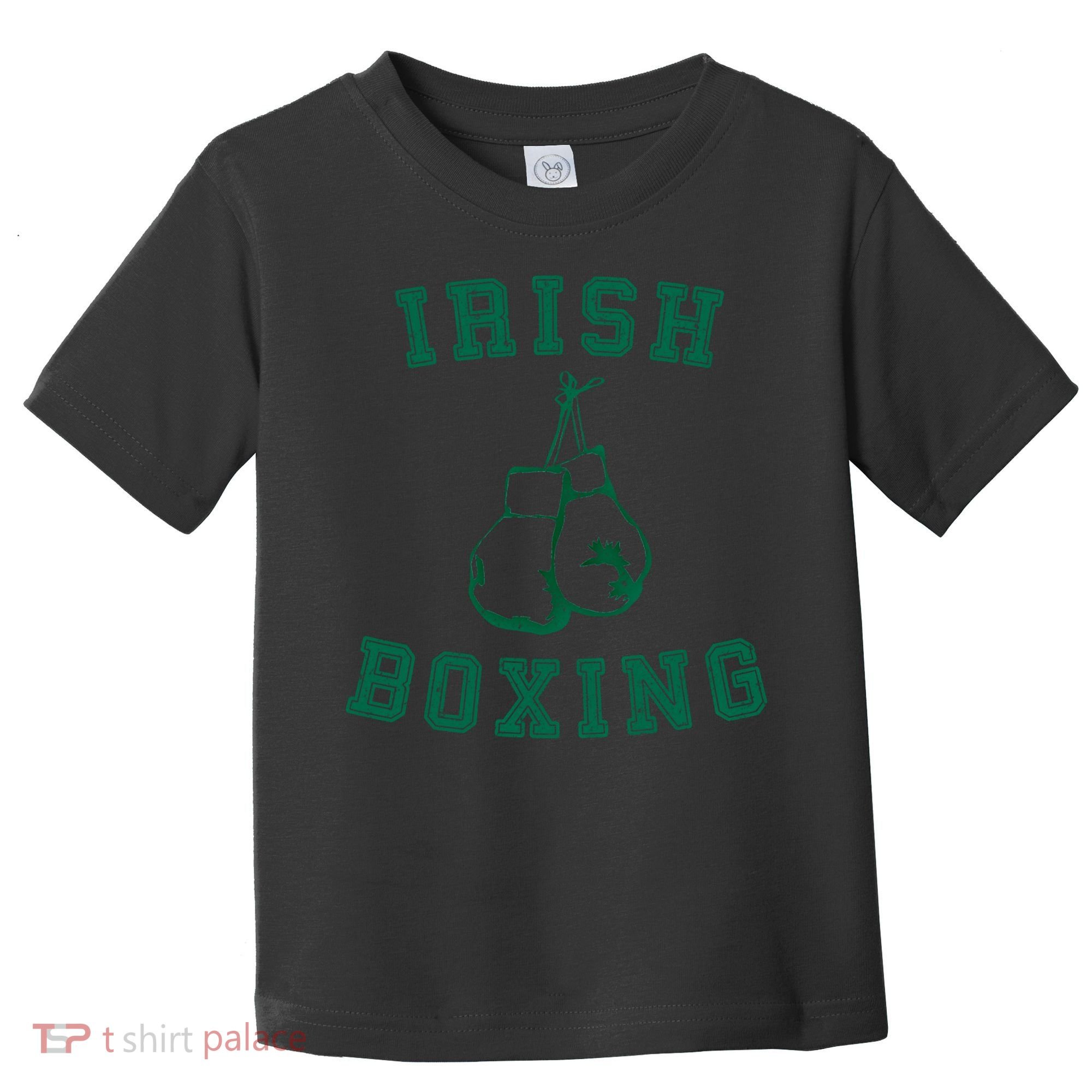 Irish Boxing Cool Gift Distressed Green Graphics Toddler T-Shirt