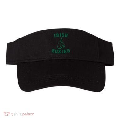 Irish Boxing Cool Gift Distressed Green Graphics Visor