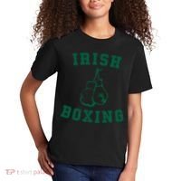Irish Boxing Cool Gift Distressed Green Graphics Kids T-Shirt thumb 2