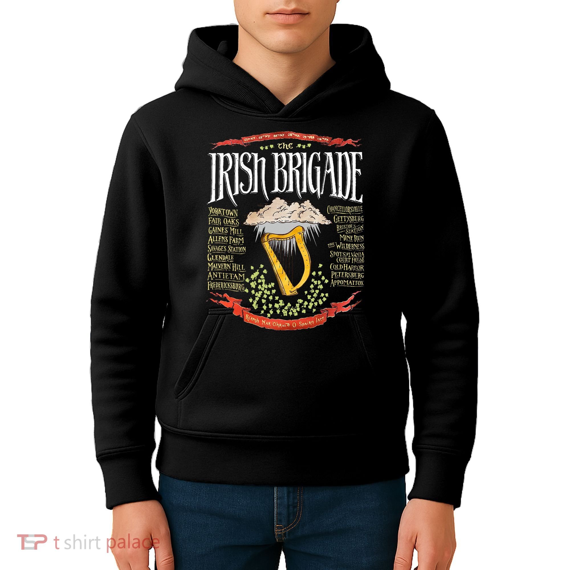 Irish Brigade Civil War Kids Hoodie