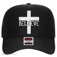 I Believe Cross God Jesus Faith Christian Hat thumb 0