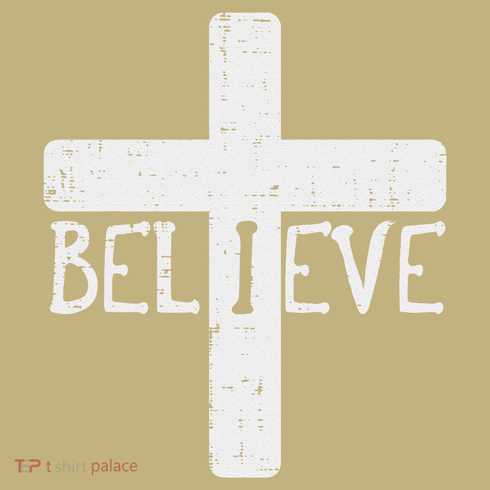 I Believe Cross God Jesus Faith Christian T-Shirt