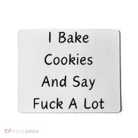 I Bake Cookies And Say Fuck A Lot Baking Lover Mousepad thumb 0
