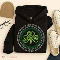 Irish Blessing Celtic Knot Patrick’s Day Shamrock Clover Hoodie thumb 4