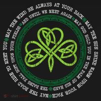 Irish Blessing Celtic Knot Patrick’s Day Shamrock Clover Apron thumb 3