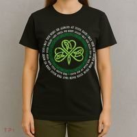Irish Blessing Celtic Knot Patrick’s Day Shamrock Clover T-Shirt thumb 4