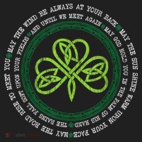 Irish Blessing Celtic Knot Patrick’s Day Shamrock Clover Beanie thumb 2