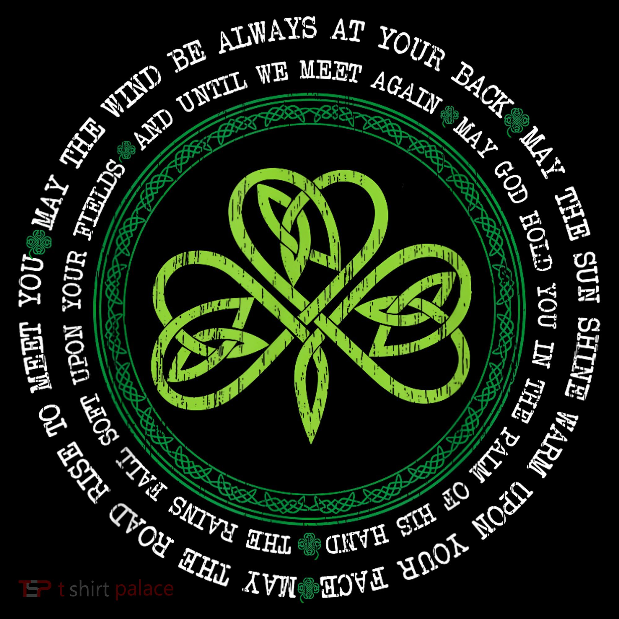 Irish Blessing Celtic Knot Patrick’s Day Shamrock Clover Mousepad
