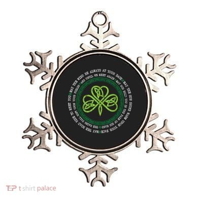 Irish Blessing Celtic Knot Patrick’s Day Shamrock Clover Ornament