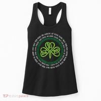 Irish Blessing Celtic Knot Patrick’s Day Shamrock Clover Women's Tank Top thumb 0