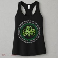 Irish Blessing Celtic Knot Patrick’s Day Shamrock Clover Women's Tank Top thumb 3