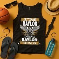 I'm Baylor Doing Baylor Things Tank Top thumb 4