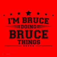 Im Bruce Doing Bruce Things Santa Hat thumb 1
